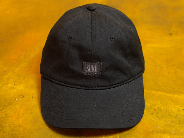 Crew 6 Panel Cap - Black
