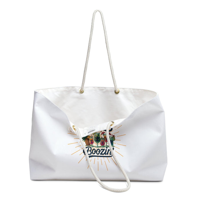 Cruisin' & Boozin' Oversized Weekender Tote Bag 🍹👜 - Whippie's
