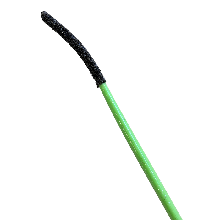 Curved Stripping File w/ Green Glitter Handle