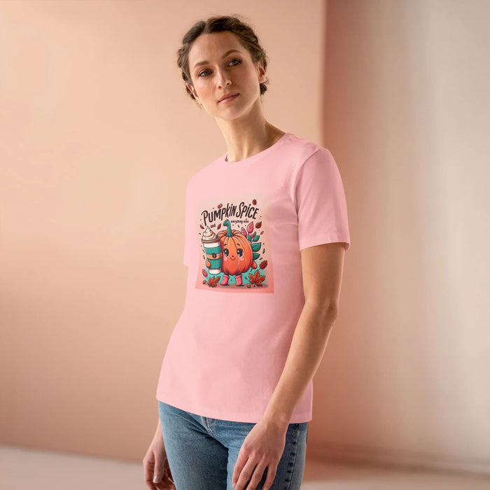 Cute Pumpkin Tee: Pumpkin Spice and Everything Nice