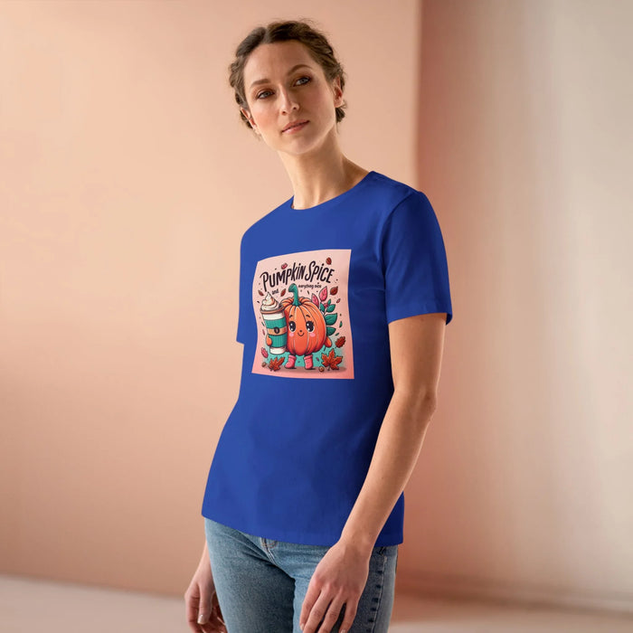 Cute Pumpkin Tee: Pumpkin Spice and Everything Nice