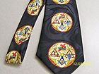 D111 Tie York Rite with Symbolic Symbols