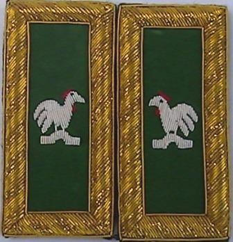 D7055 Shoulder Boards Captain General (PAIR) BULLION