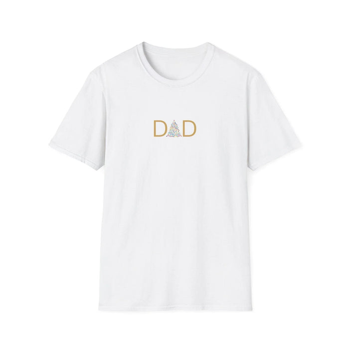 DAD 🎄 - Golden Christmas Dad! ✨🎁- Mens Softstyle T-shirt - Whippie's