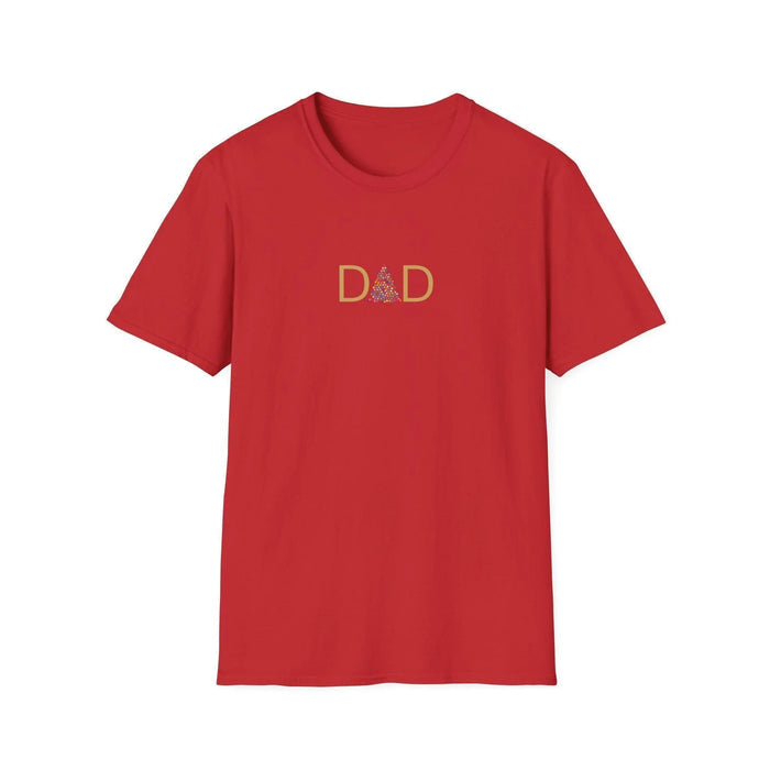 DAD 🎄 - Golden Christmas Dad! ✨🎁- Mens Softstyle T-shirt - Whippie's