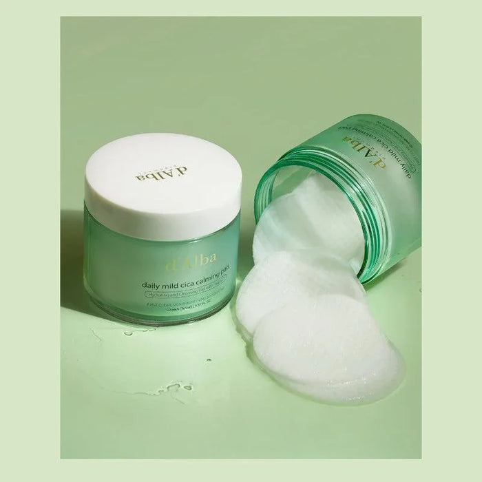 [d'Alba] Daliy Mild Cica Calming Pad 165ml 50EA - Ballagrio