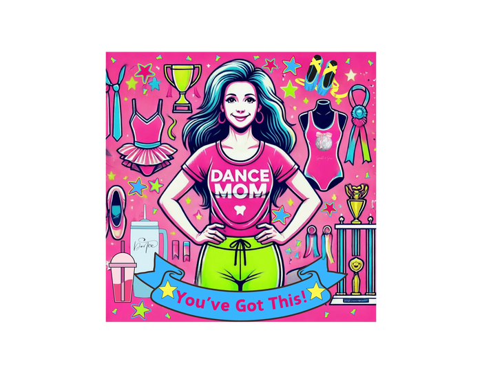 Dance Mom Magic (Brunette Mom) - A Colorful Celebration 🌈 - Women's Softstyle Tee - Whippie's
