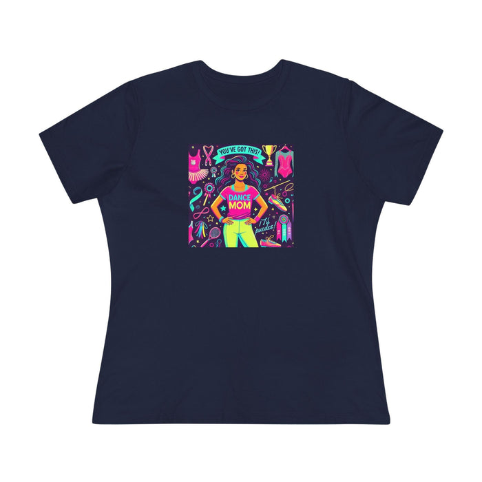 Dance Mom Magic (Latina Mom) - A Colorful Celebration 💃🌈 - Women's Softstyle Tee - Whippie's