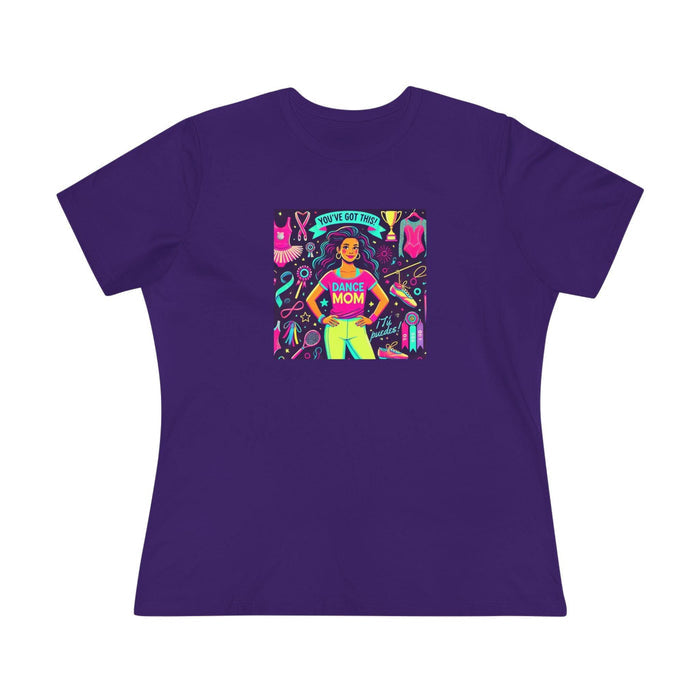 Dance Mom Magic (Latina Mom) - A Colorful Celebration 💃🌈 - Women's Softstyle Tee - Whippie's