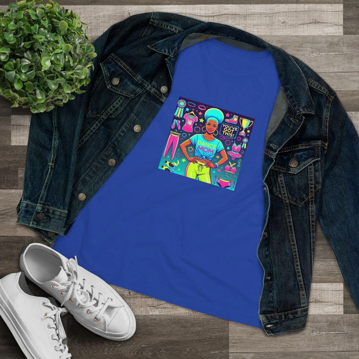 Dance Mom: You've Got This - Blue Hair Mom- You've Got This - Women's Softstyle Tee - Whippie's