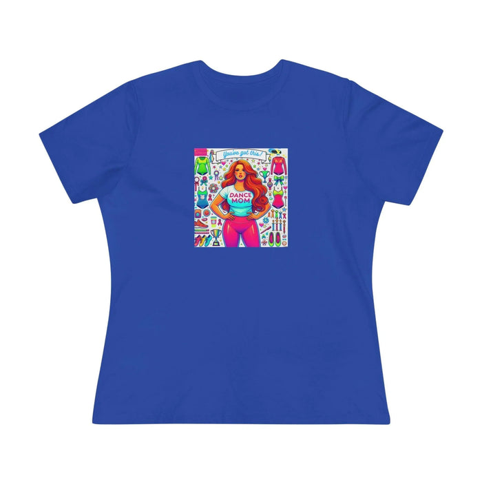 Dance Mom: You've Got This - Red Hair Mom - Curvy - Women's Softstyle Tee - Whippie's