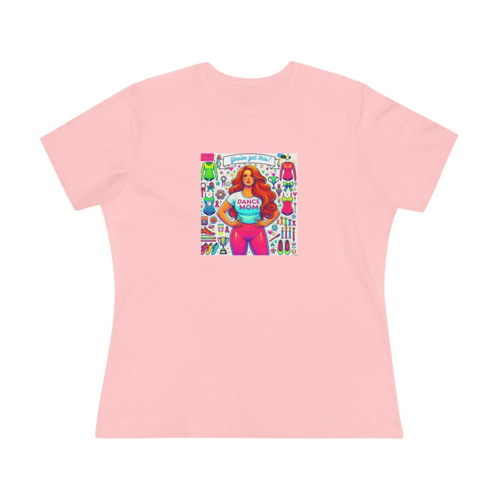 Dance Mom: You've Got This - Red Hair Mom - Curvy - Women's Softstyle Tee - Whippie's