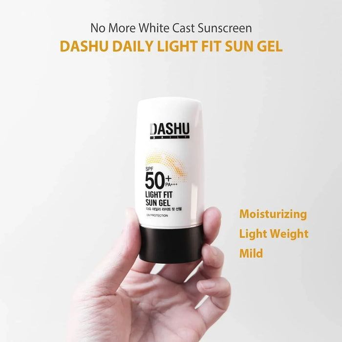[DASHU] Daily Light Fit Sun Gel SPF 50+ PA++++ 50ml - Ballagrio
