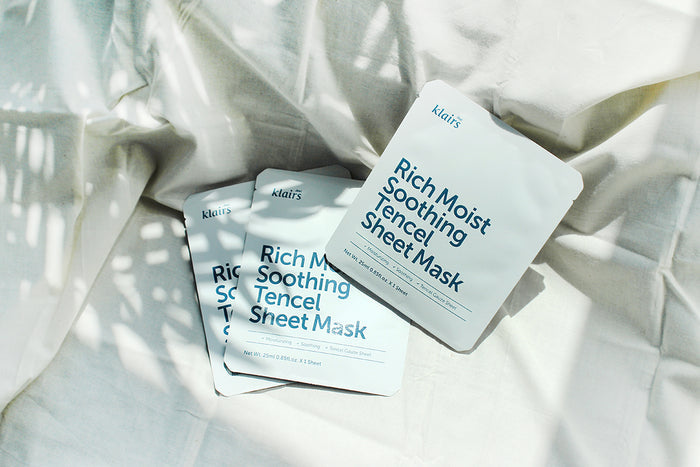 Dear Klairs Rich Moist Soothing Tencel Sheet Mask | GlamTouch UK