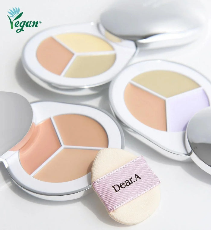 [Dear.A] Perfect Cover Concealer Palette (3 Colors) 1.3g*3EA - Ballagrio