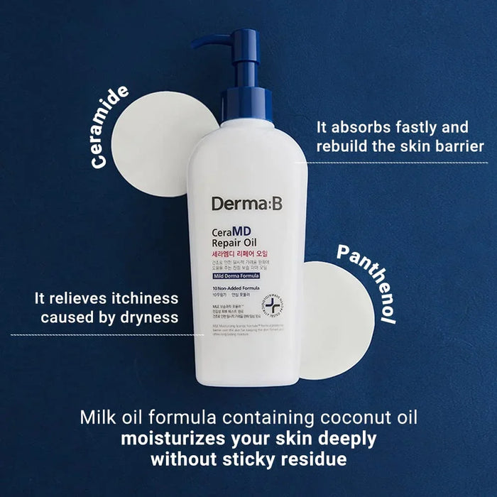 [Derma B] CeraMD Repair Oil 200ml - Ballagrio