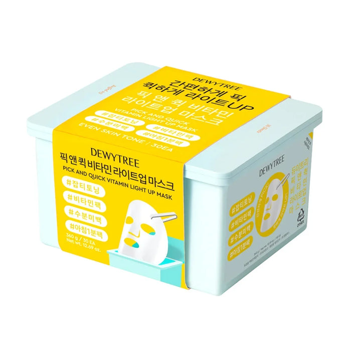 [DEWYTREE] Pick and Quick Vitamin Light Up Mask Sheet 360g 30EA - Ballagrio