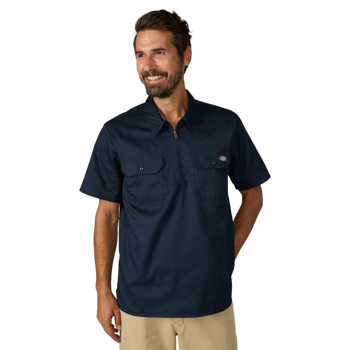 Dickies Men's 1/4 Zip Work Shirt Work Shirts Dickies