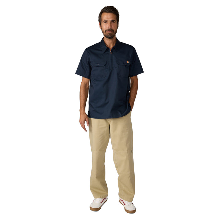 Dickies Men's 1/4 Zip Work Shirt Work Shirts Dickies
