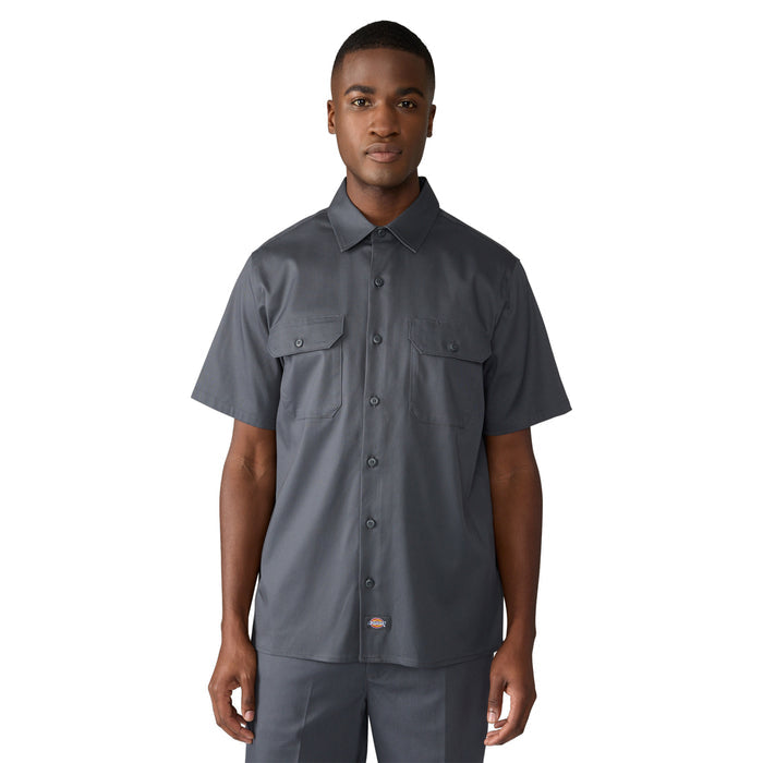 Dickies Men's Pro Series Work Shirt Work Shirts Dickies Charcoal 2XL Reg