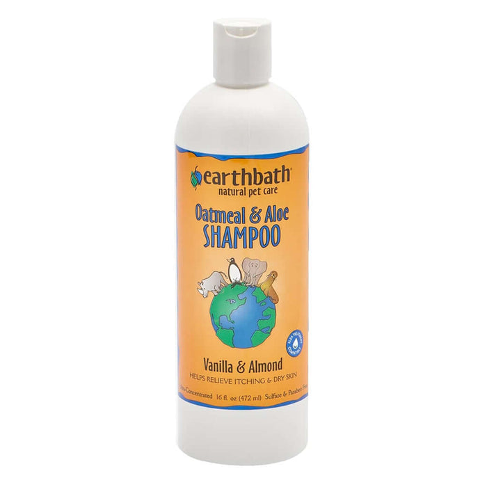 Dog Shampoo Earthbath Oatmeal & Aloe - Vanilla & Almond Itch Relief