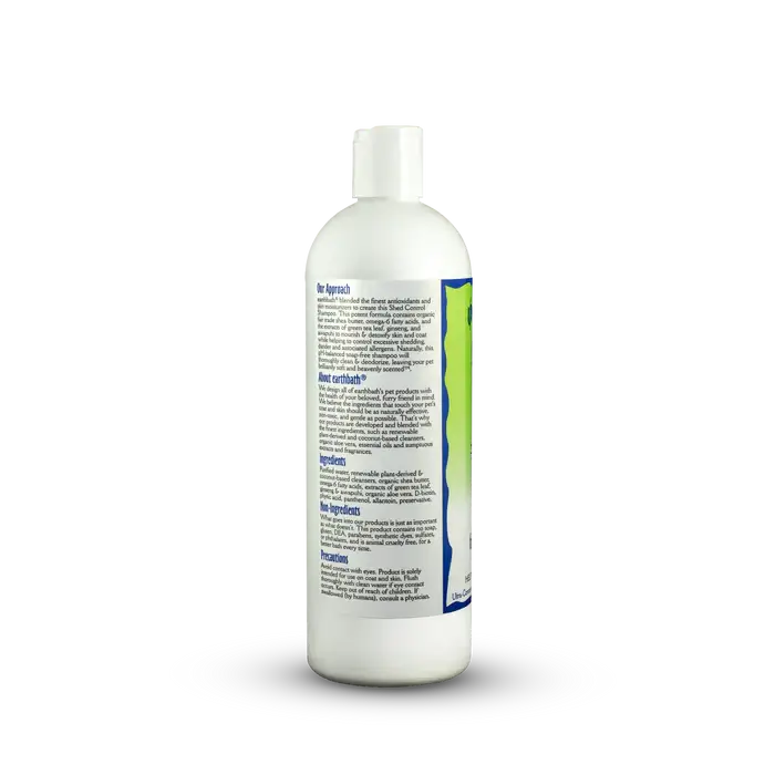Dog Shampoo Earthbath Shed Control - Green Tea & Awapuhi 472ml