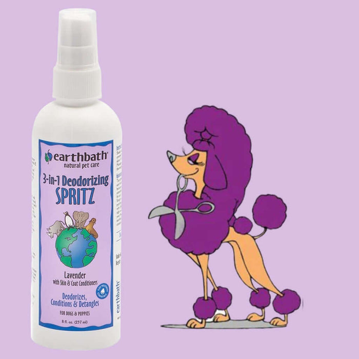 Dog Spritz Earthbath 3-in-1 Deodorizing - Lavender 237ml