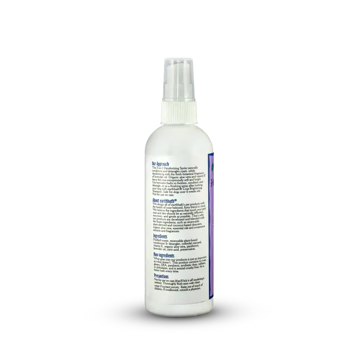 Dog Spritz Earthbath 3-in-1 Deodorizing - Lavender 237ml