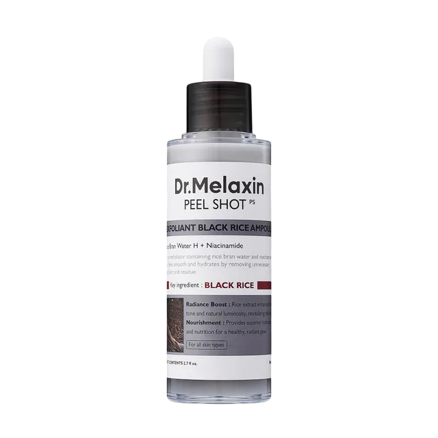 Dr. Melaxin Peel Shot Exfoliating Black Rice Ampoule 80Ml