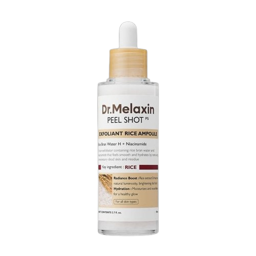 Dr. Melaxin Peel Shot Exfoliating White Rice Ampoule 80Ml