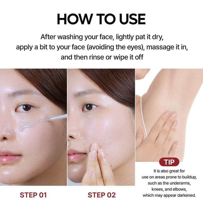 Dr. Melaxin Peel Shot Exfoliating White Rice Ampoule 80Ml