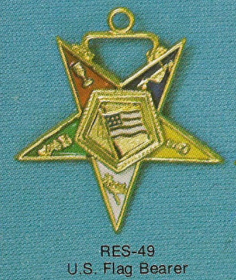 DRES-49 OES US Flag Bearer