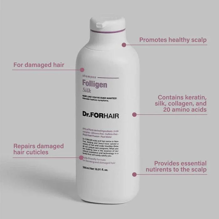 [Dr.ForHair] Folligen Silk Shampoo 500ml - Ballagrio