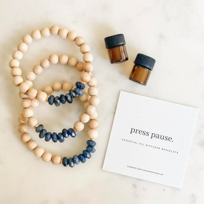 Dumortierite Press Pause Bracelet