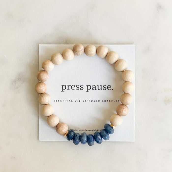 Dumortierite Press Pause Bracelet