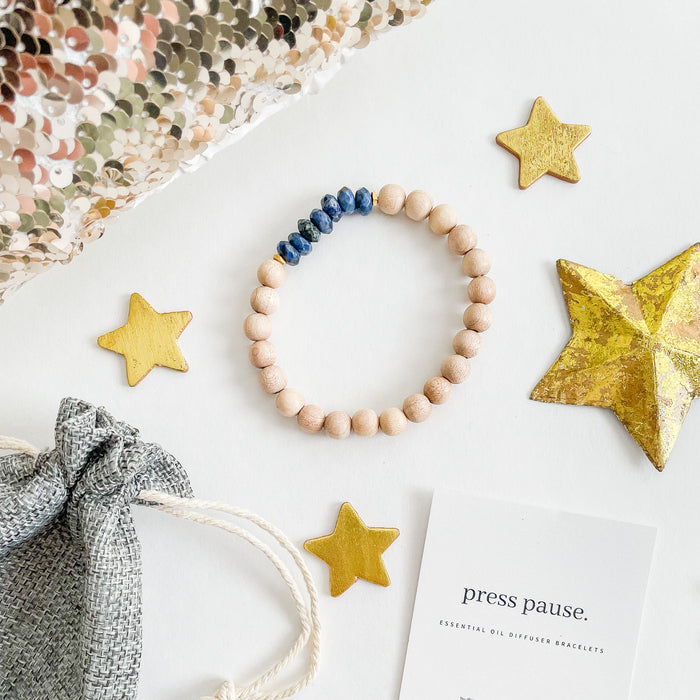 Dumortierite Press Pause Bracelet