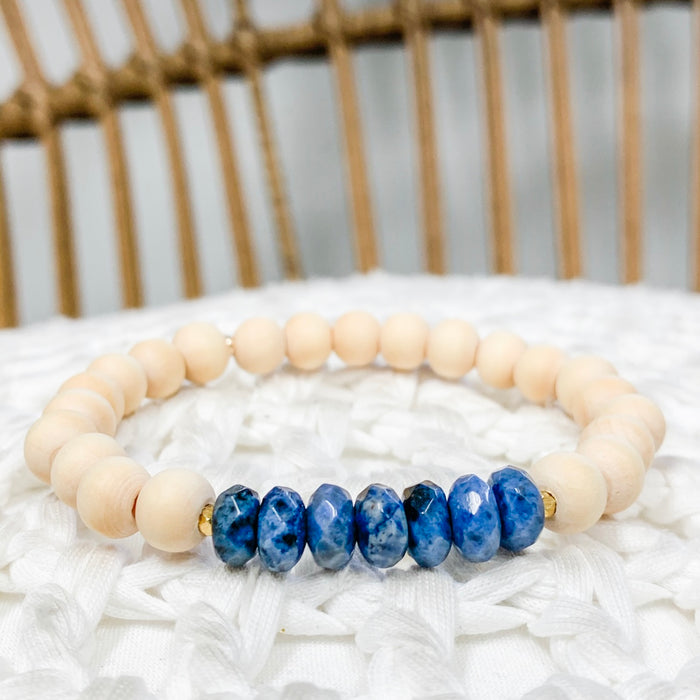 Dumortierite Press Pause Bracelet
