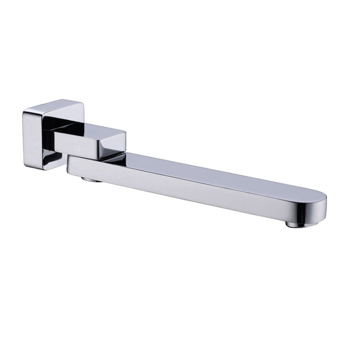 ECCO Swivel Bath Spout Chrome Tapware Nero