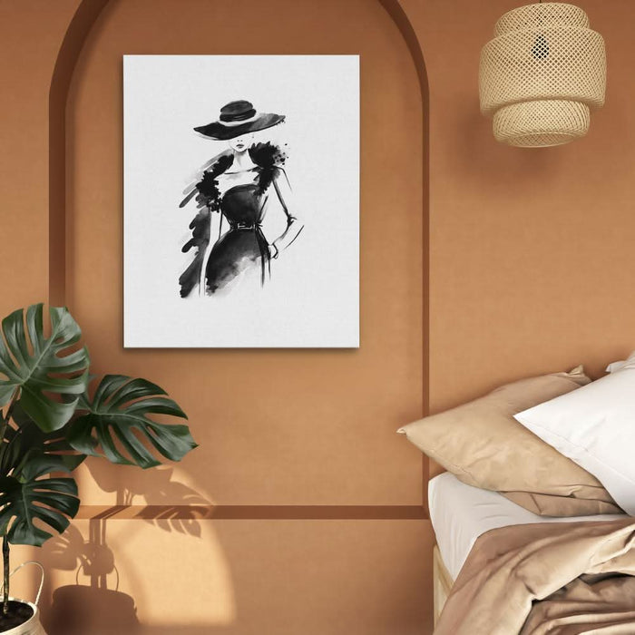 Elegant Woman - Framed Art Print