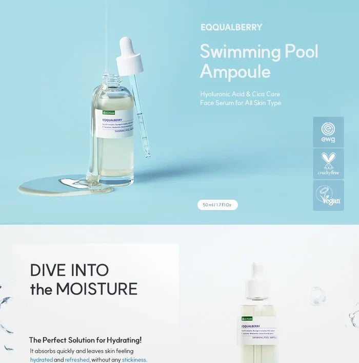 Eqqualberry Swimming Pool Ampoule 50Ml