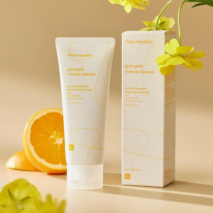 [Face Republic] Glow Gold Mineral Cleanser 100ml - Ballagrio