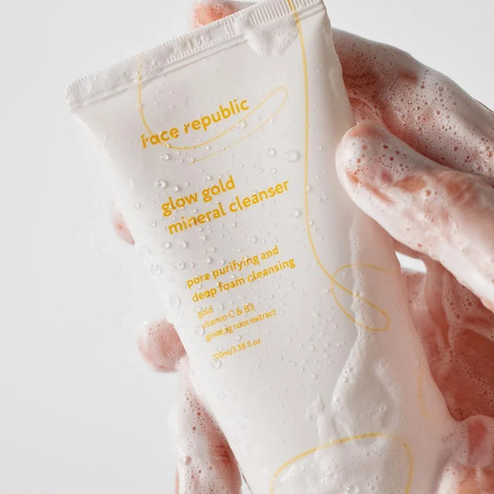 [Face Republic] Glow Gold Mineral Cleanser 100ml - Ballagrio