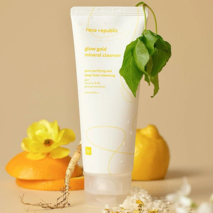 [Face Republic] Glow Gold Mineral Cleanser 100ml - Ballagrio