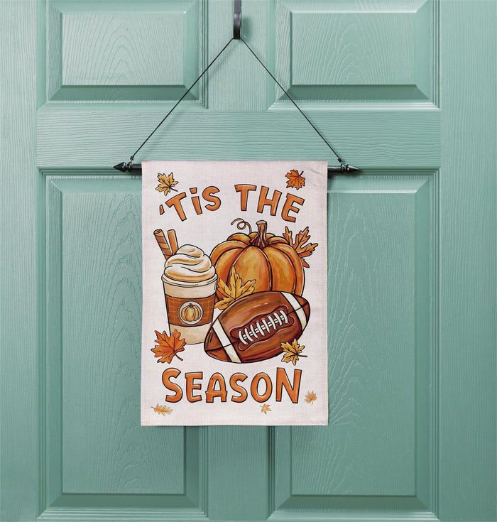 Polyester fall icon season garden flag outdoor safe for farmhouse traditional fall home decor from Magnolias Home Decor