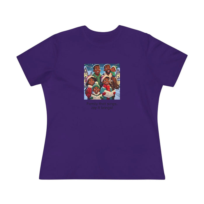 Family that sings, joy in brings! - Women's Softstyle Tee - Whippie's