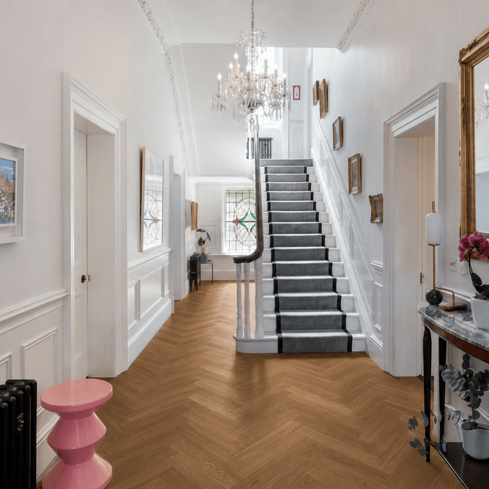 Fika Fumed Oak Herringbone (Engineered Flooring) - Wood Floor Store