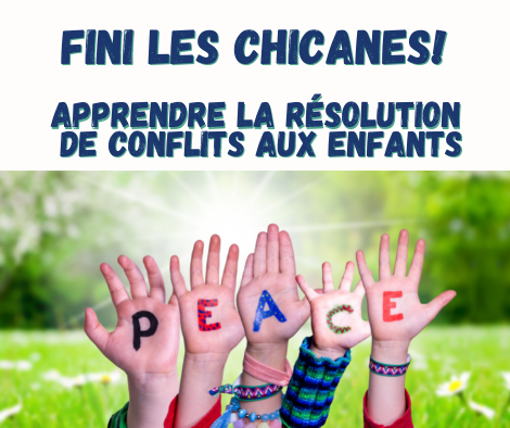 Formation résolution conflits enfants - Apprendre à gérer les chicanes - 6h en ligne et poste Germaction