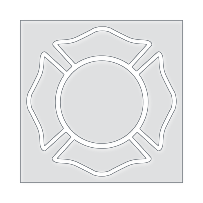 Fire Department Maltese Acrylic Router Template