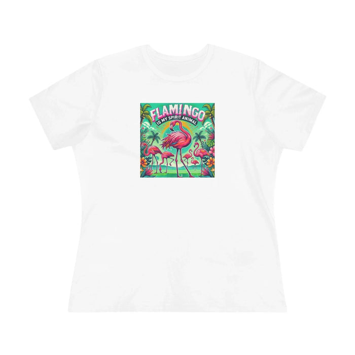 Flamingo is My Spirit Animal - Women's Softstyle Tee - Whippie's