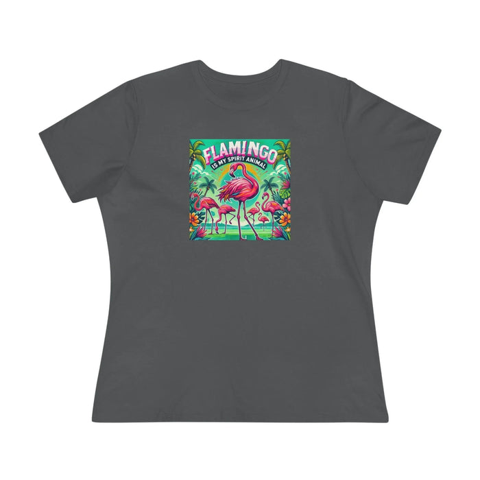 Flamingo is My Spirit Animal - Women's Softstyle Tee - Whippie's
